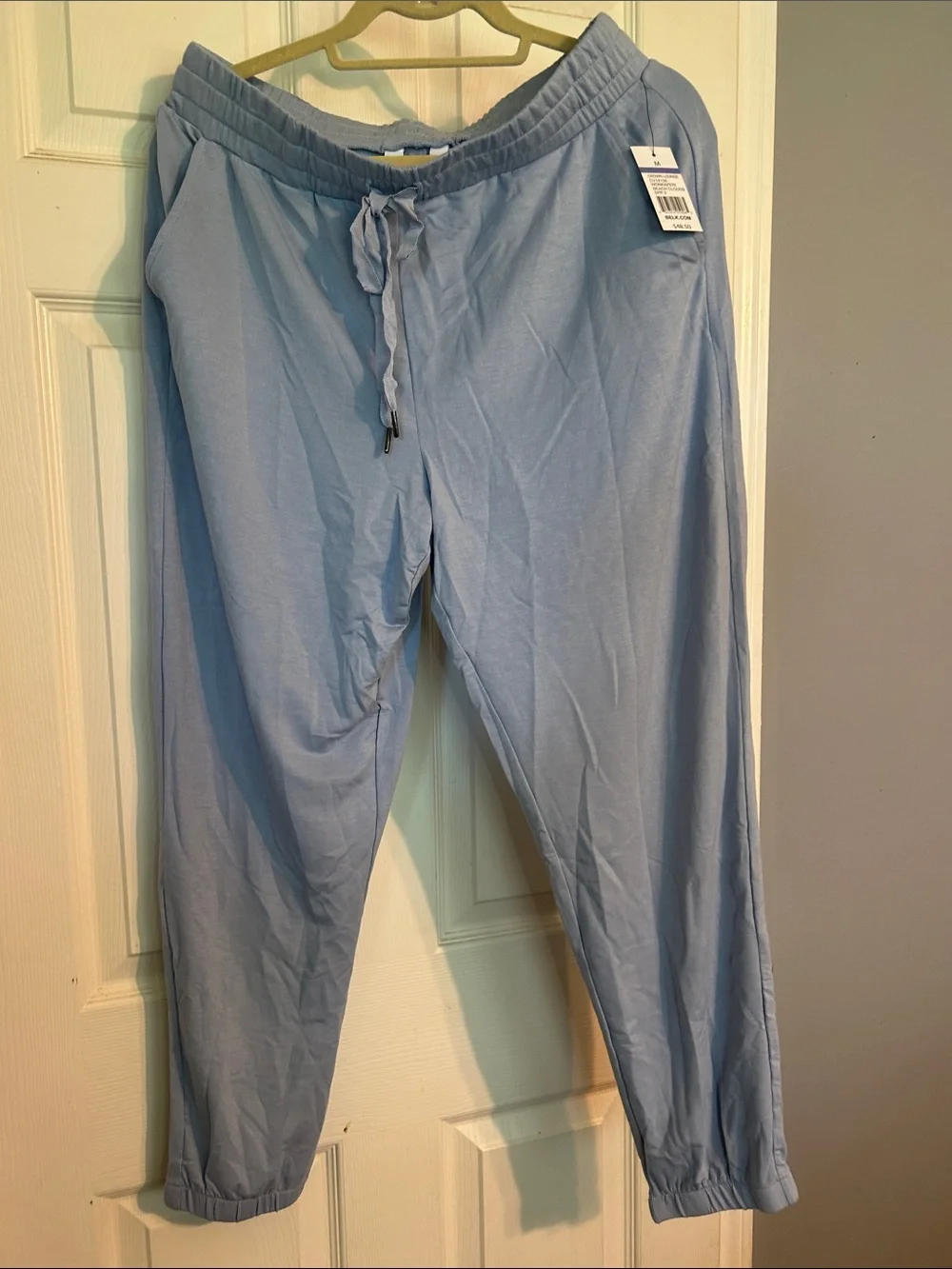 Light Blue Women's Drawstring Lounge Pants